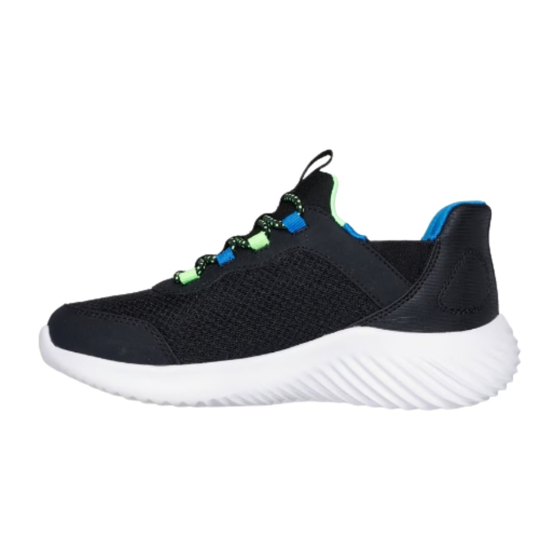 Tenis Infantil Menino Skechers 403822l/Nvbl Brisk Burst Preto 3