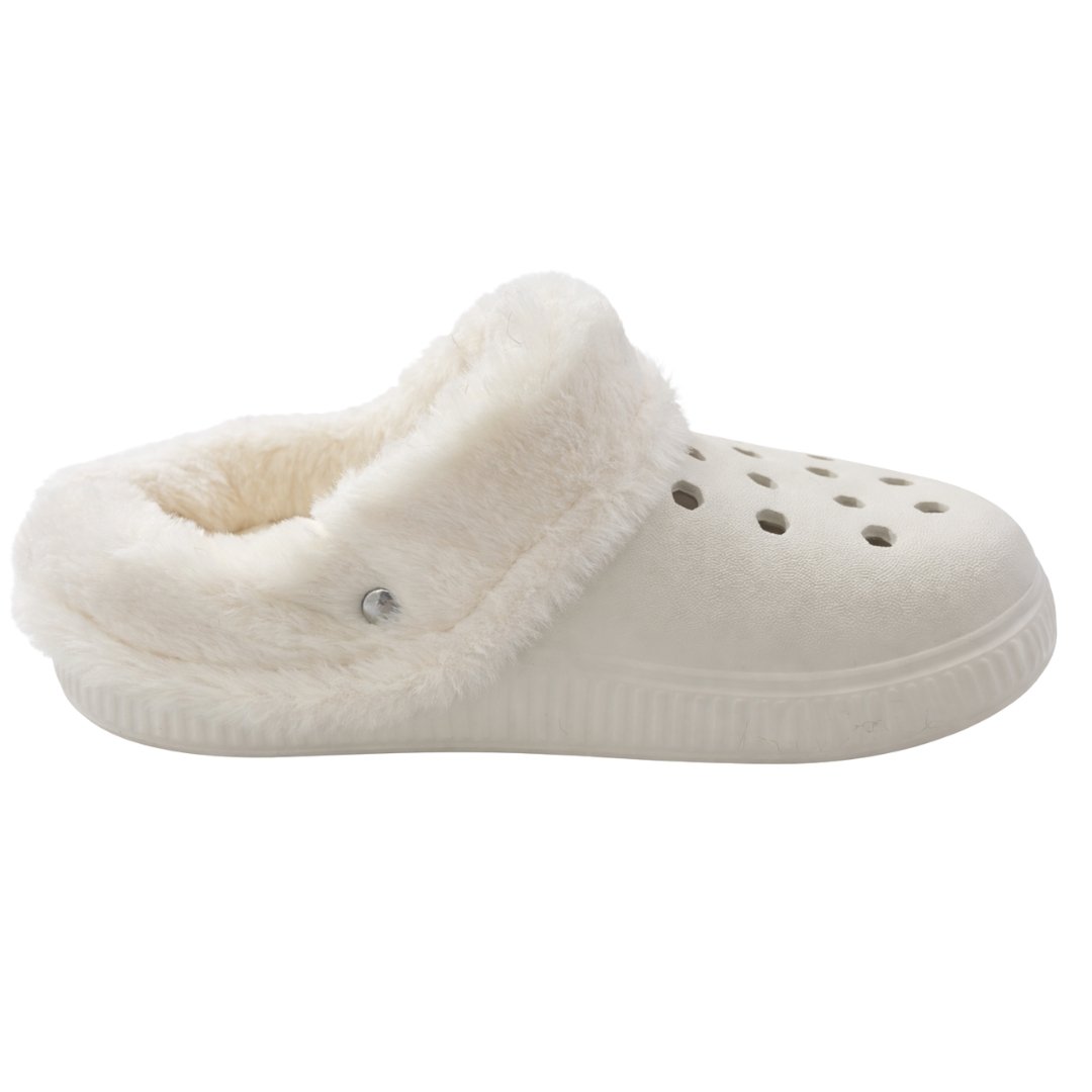 Babuch Feminino Moleca 5832.206 Com Pelo Removível Branco 2