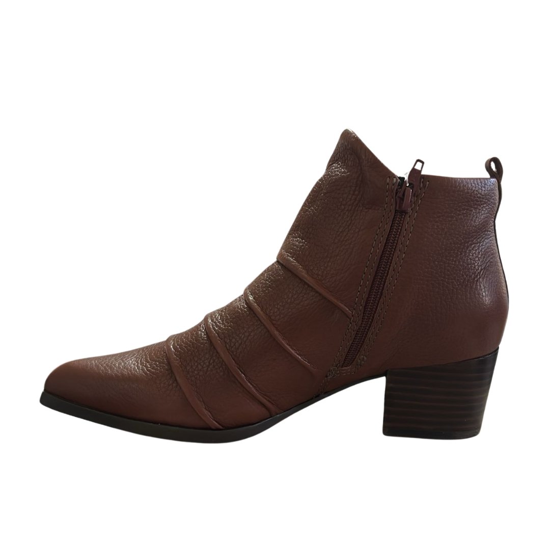 Bota  Feminina Bottero 349308 Couro Burnish Marrom 2