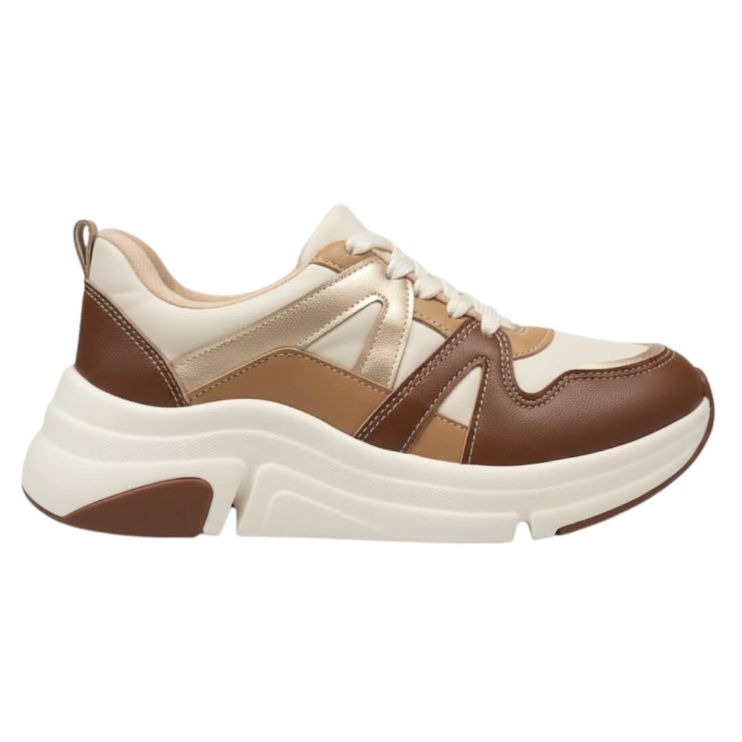 Tenis Feminino Modare London Nat/Met