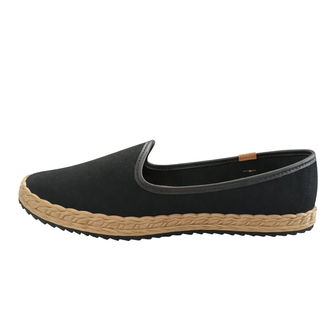 Sapatilha Feminina Moleca 5696.304 Nobuck Tunisia Preto 3