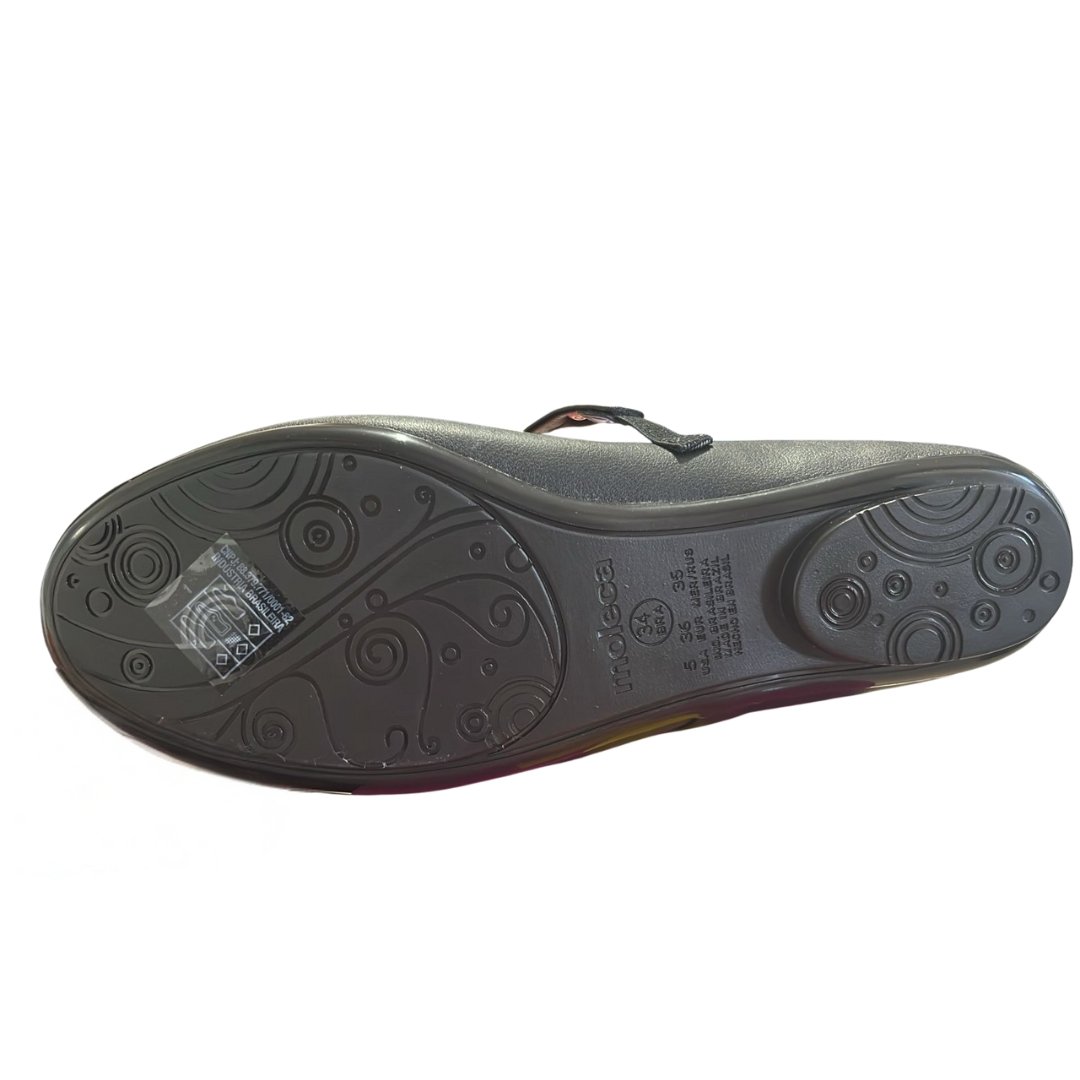 Sapatilha Feminina Moleca 5094.1706 Napa Suprema Preto 4