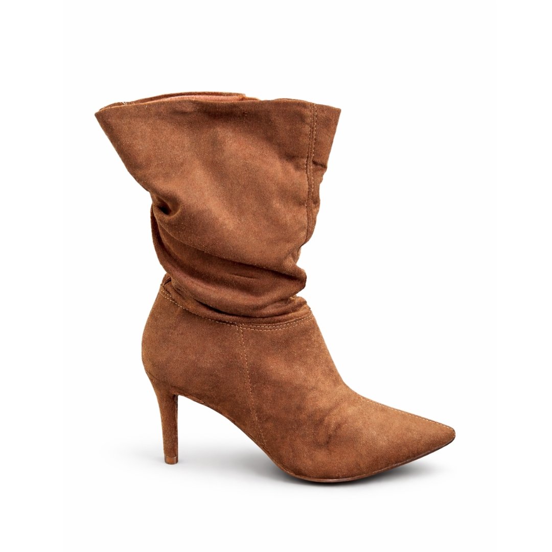 Bota Feminino Vizzano 3112.101 Camurca Strech Duo