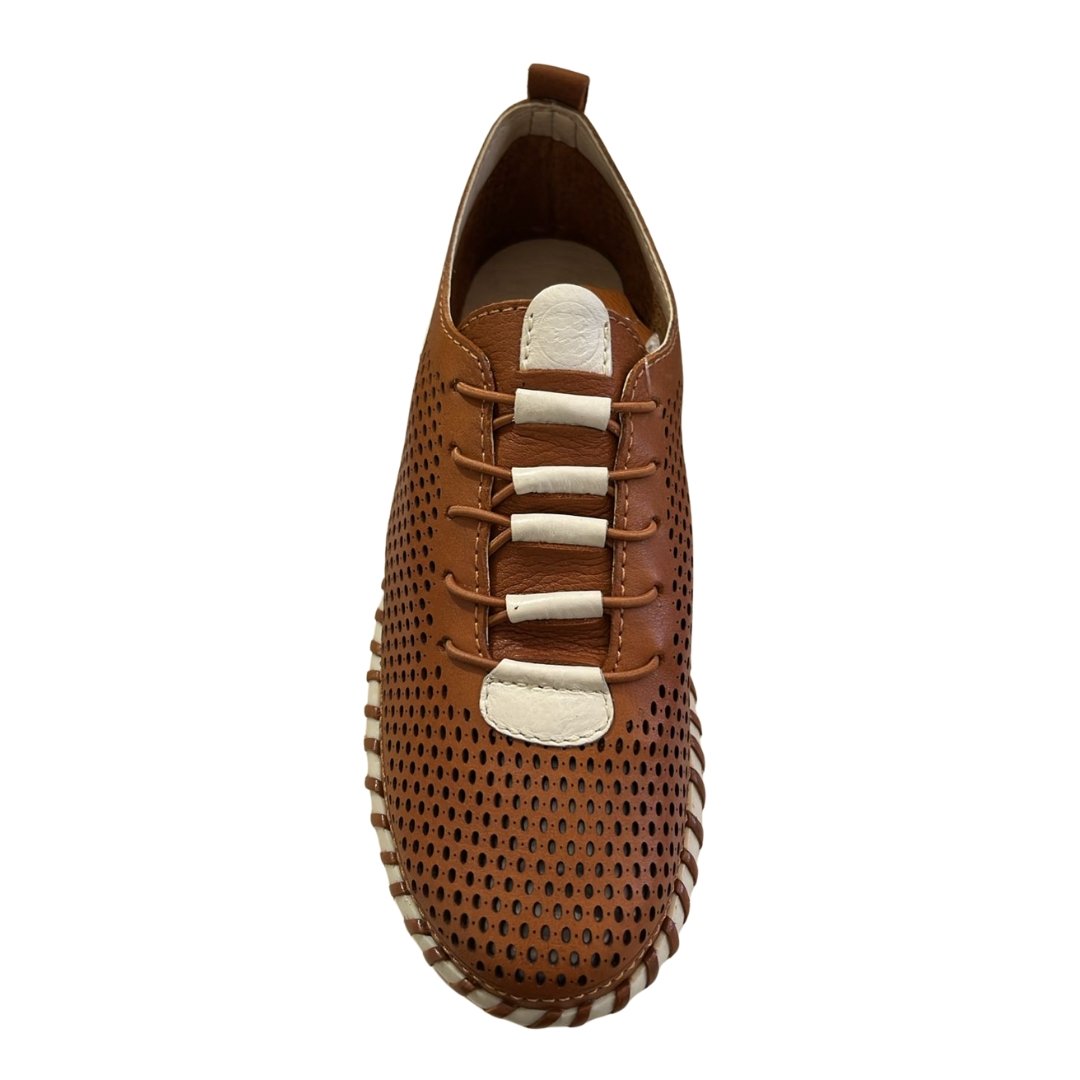 Tenis Feminino Bottero 374110 Couro Burnish Marrom 3