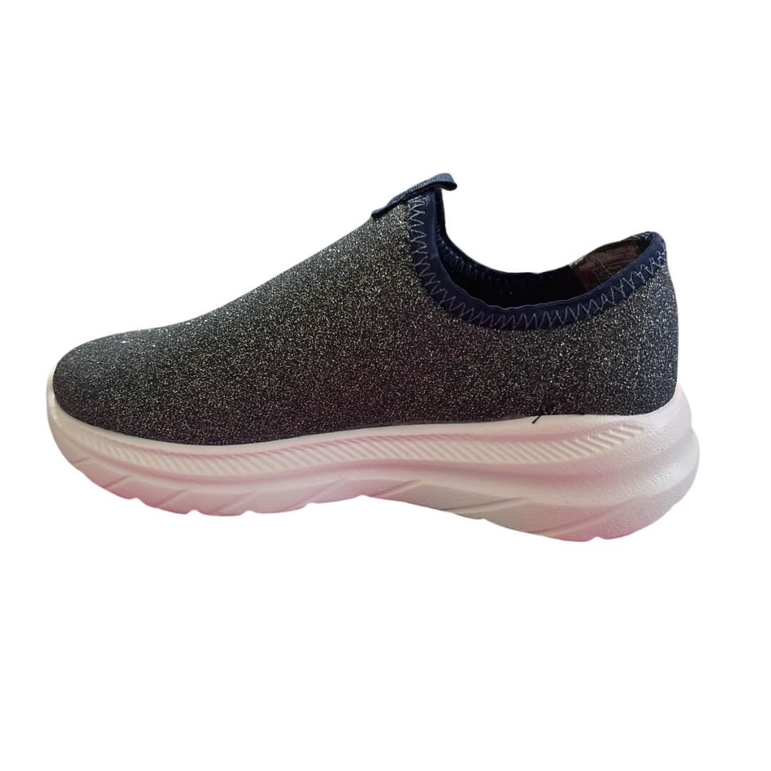 Tenis Infantil Menina Molekinha 2584.100 Slip-On Azul Marinho 3