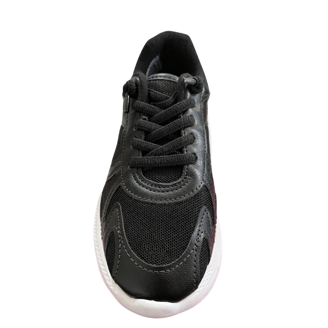 Tenis Molekinha 2584.107 Nylon Flat Preto 3