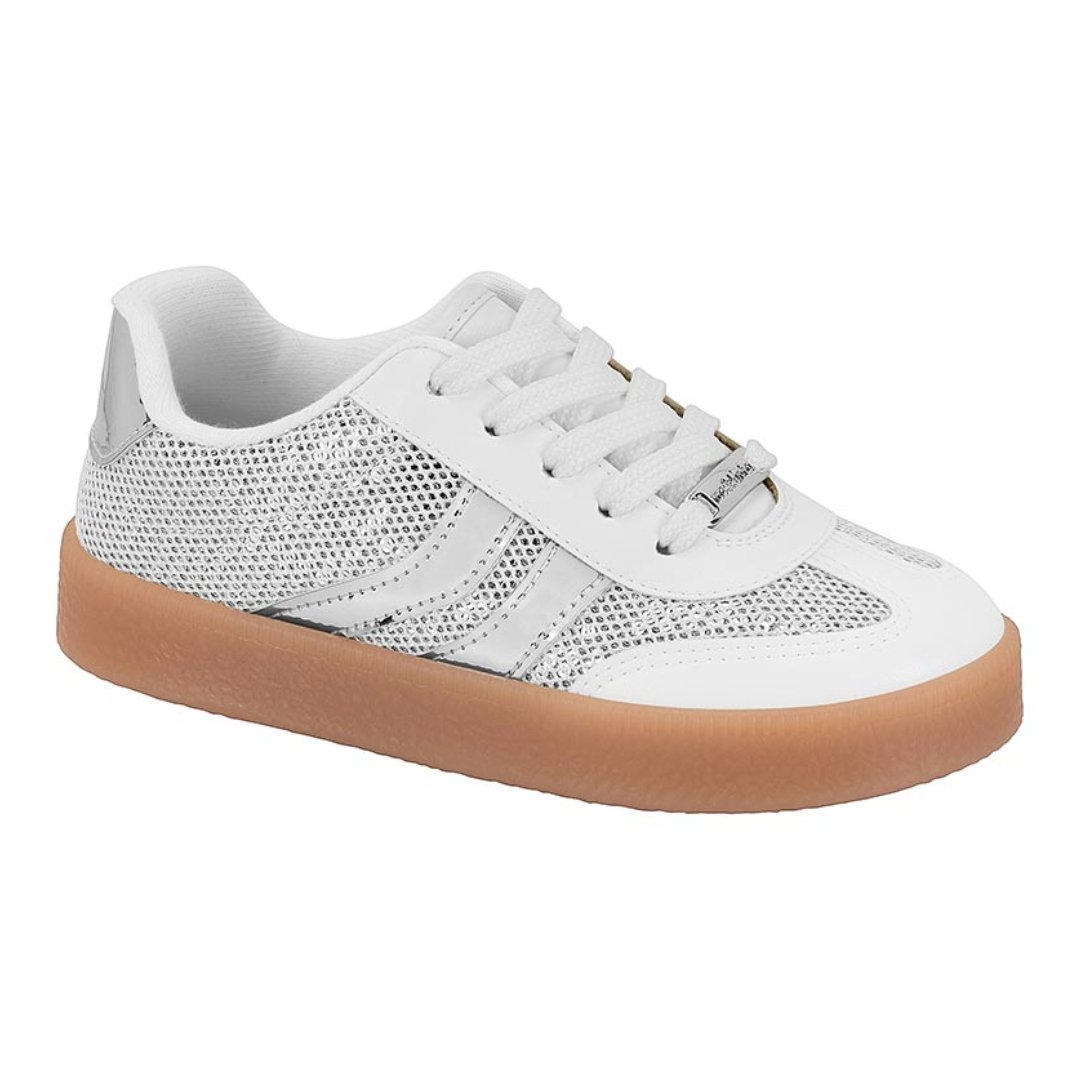 Tenis Infantil Menina Molekinha 2582.102 Paete Branco