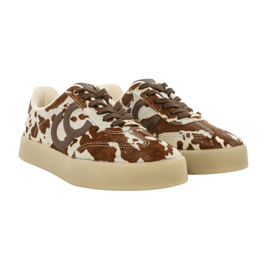 Tenis Feminino Cravo E Canela 3215.2052cc_20 Cow Animal Print 3