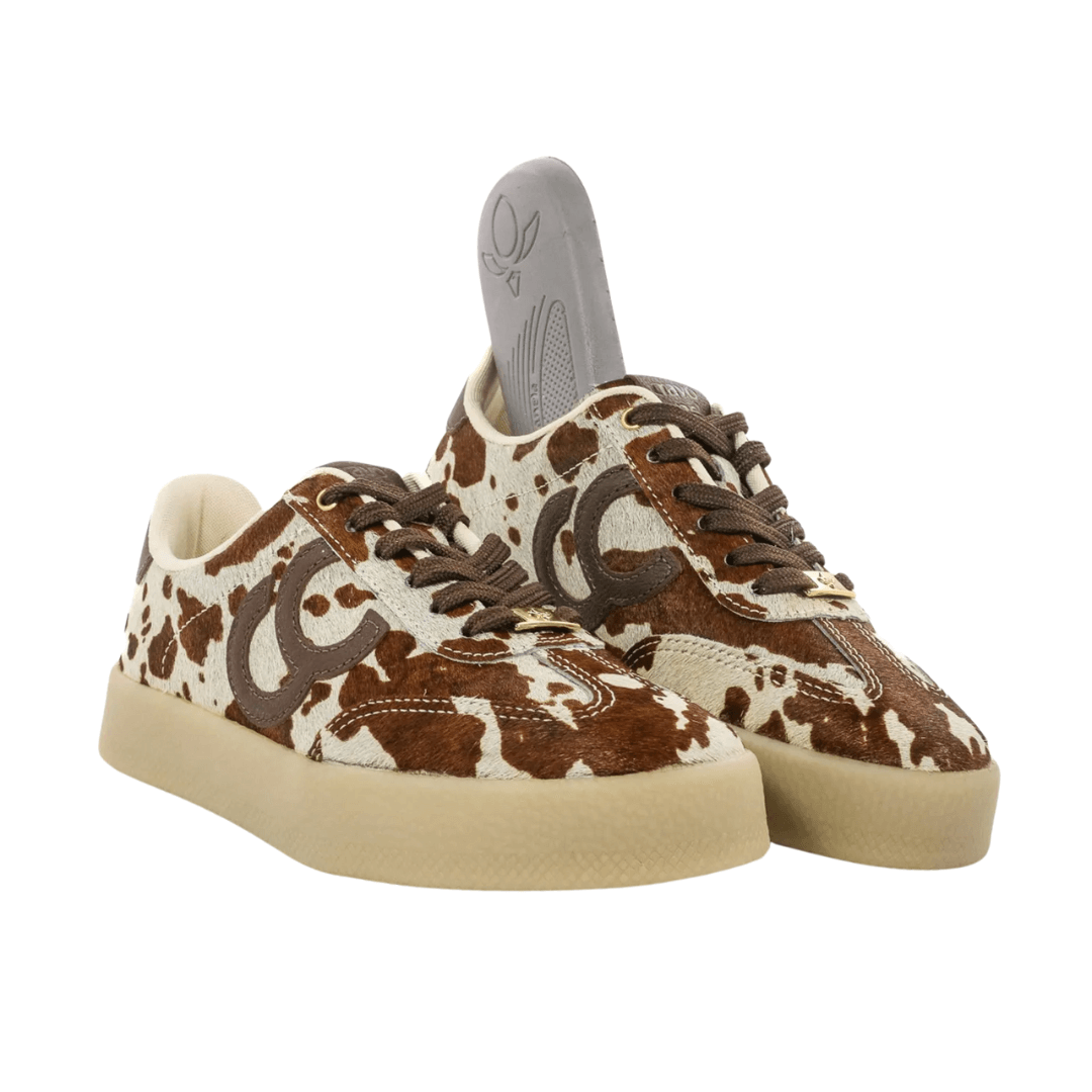 Tenis Feminino Cravo E Canela 3215.2052cc_20 Cow Animal Print 4