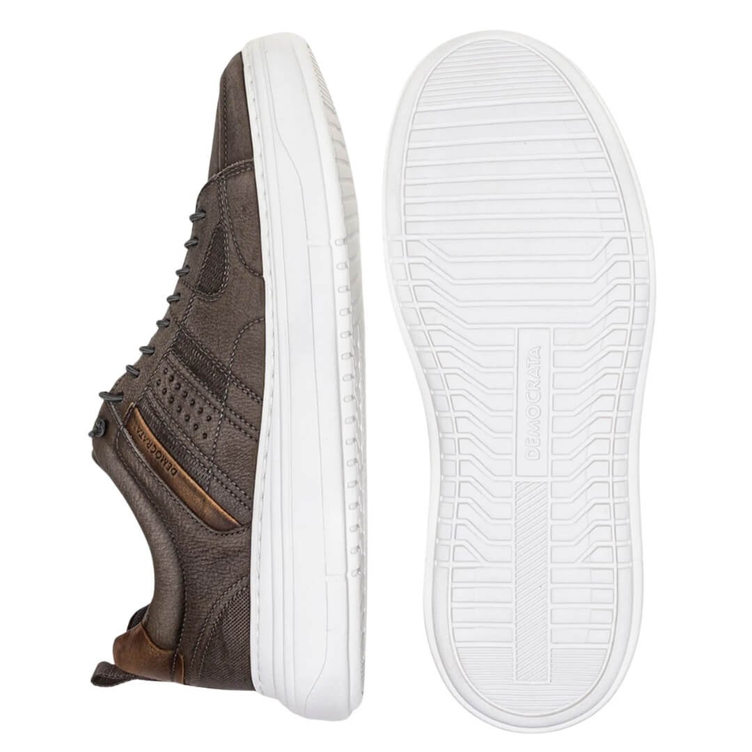 Tênis Masculino Democrata 526101-004 Joe Ultra Light Marrom 4