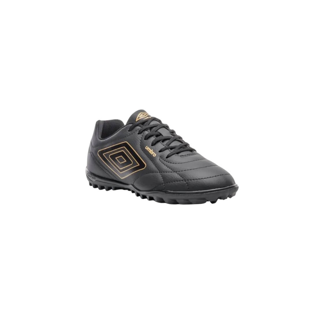 Chuteira Masculina Umbro Society 1295096 Class Footballer Preto/Dourado 3