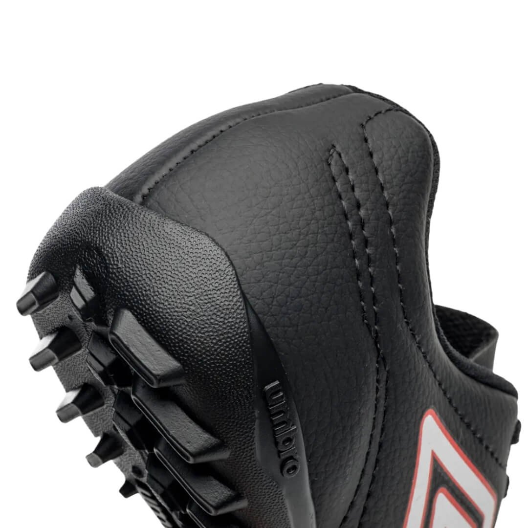 Chuteira Infantil Menino Umbro  Class Footballer Jr Society Preto/Vermelho 5