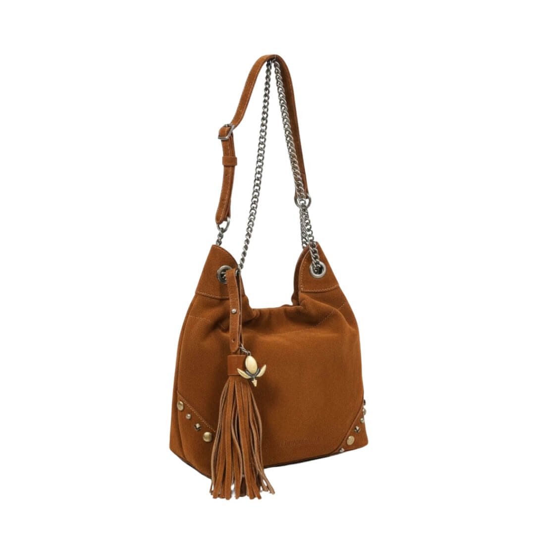 Bolsa Feminina Cravo E Canela 4107 Hobo Alice Marrom 2