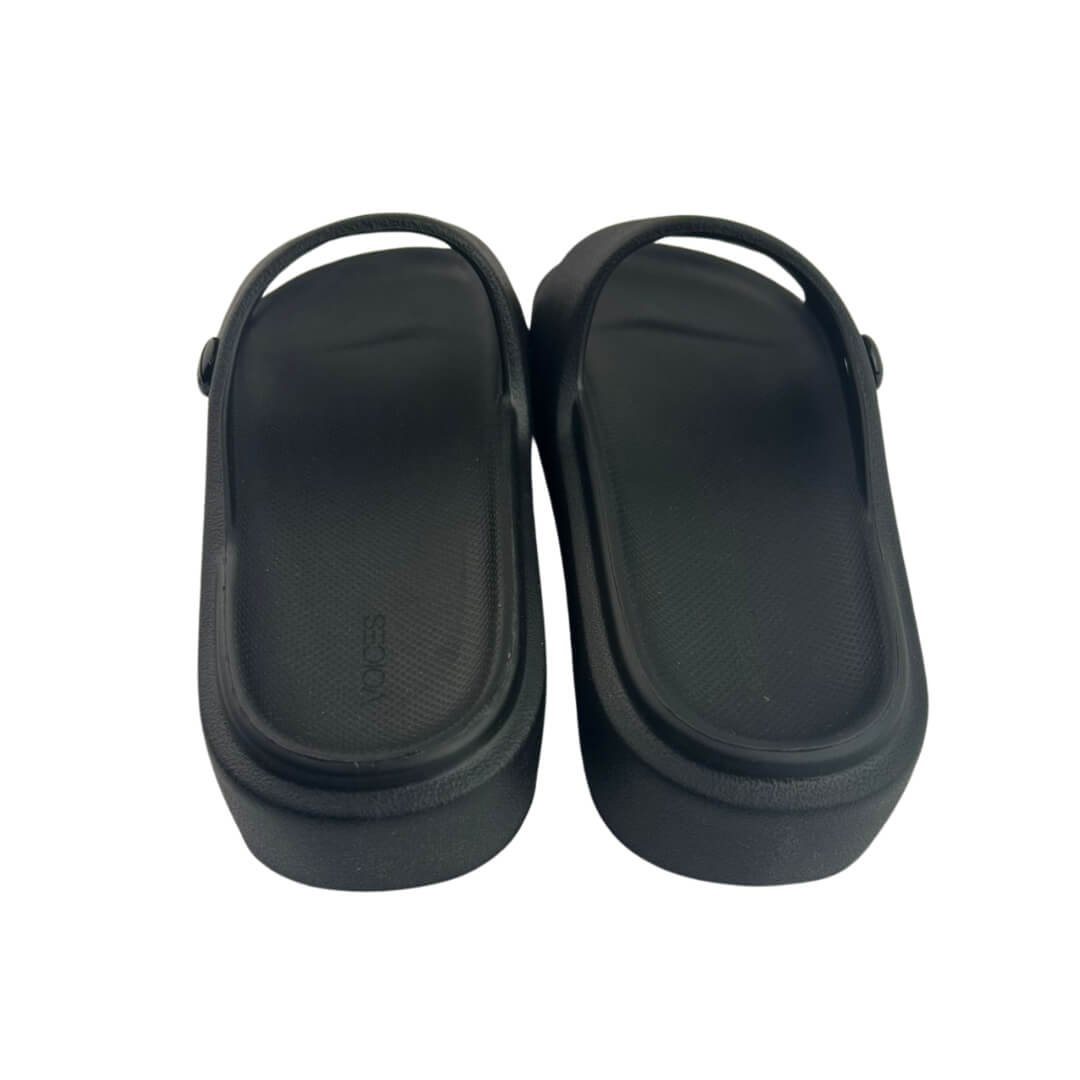 Chinelo Feminino Flatform Voices 21.00001 Mimo Preto 2