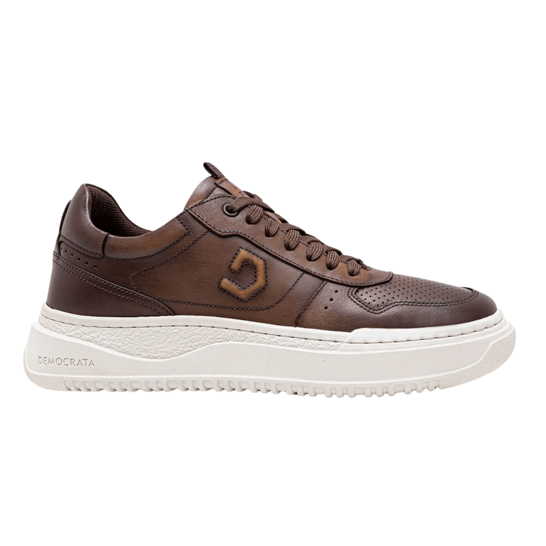 Tênis Masculino Democrata 240501-014 Denim Block