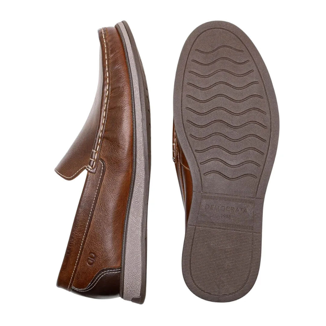 Mocassim Masculino Democrata 252301-002 Nash Marrom 4