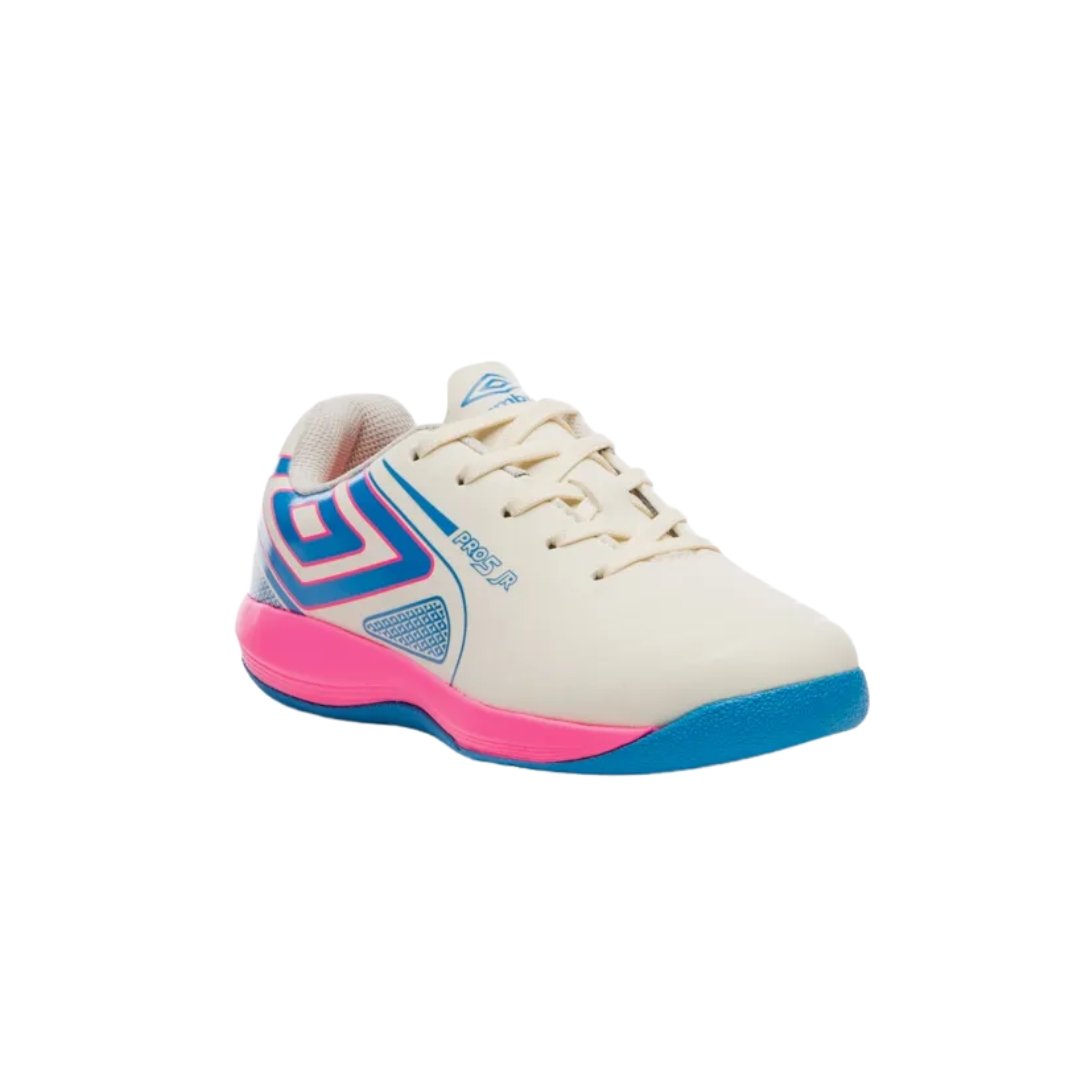 Chuteira Infantil Umbro 1336450 Futsal Pro 5 Jr Branco 3