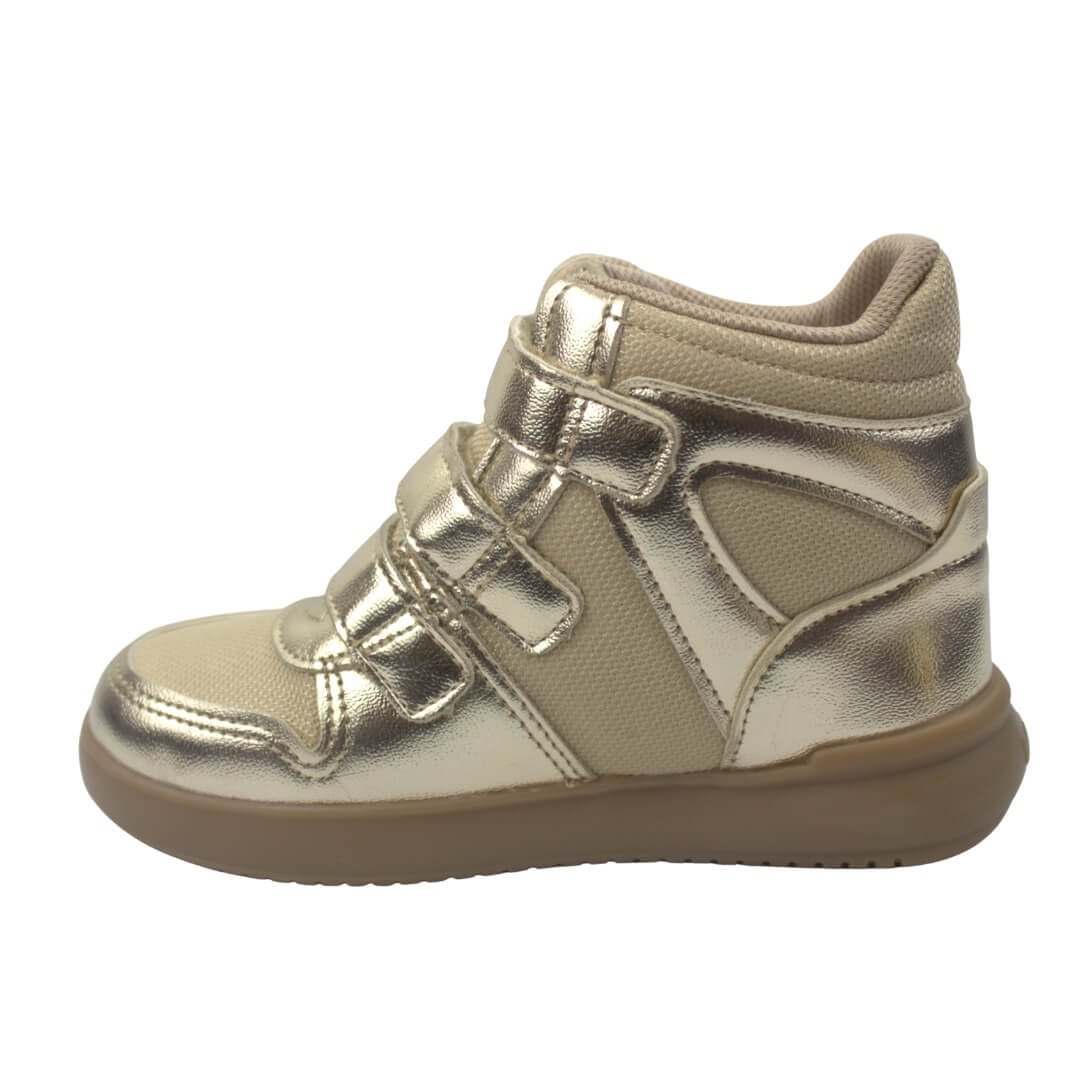 Bota Infantil Bibi 1230056 Urban Basic Dourado 2