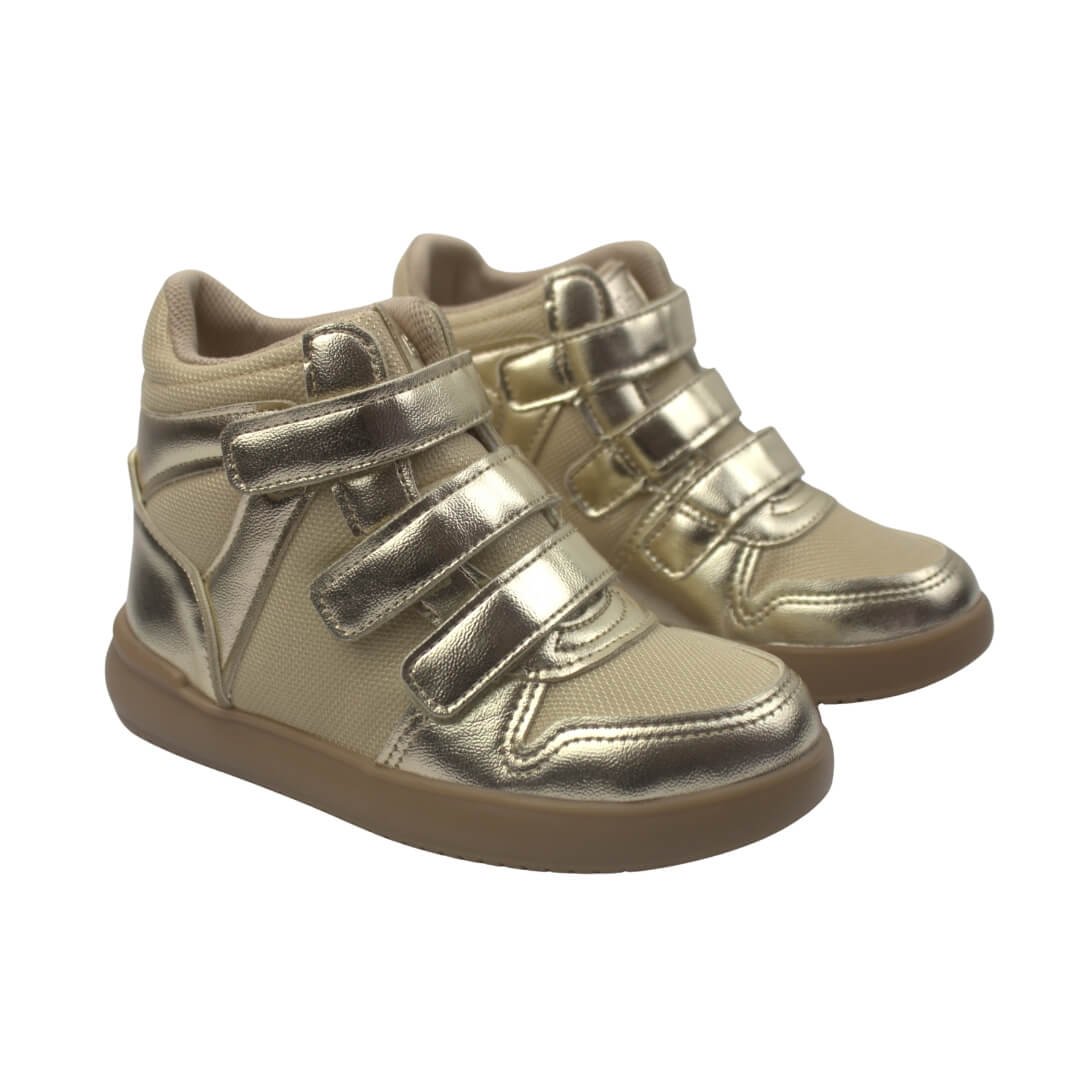 Bota Infantil Bibi 1230056 Urban Basic Dourado 3