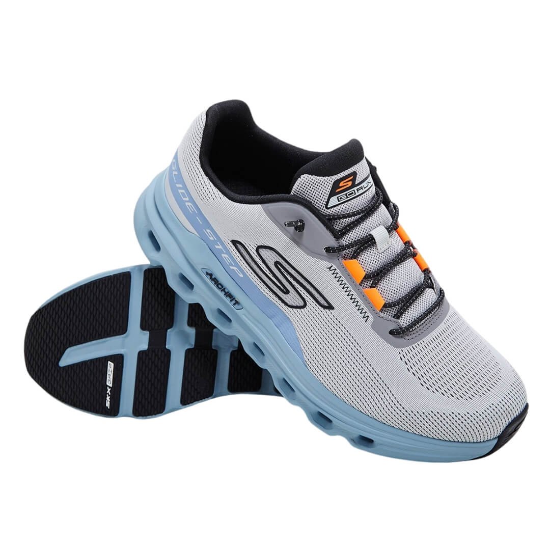 Tênis Masculino Skechers 221121gry Go Run Glide Step Arch Fi Cinza 3
