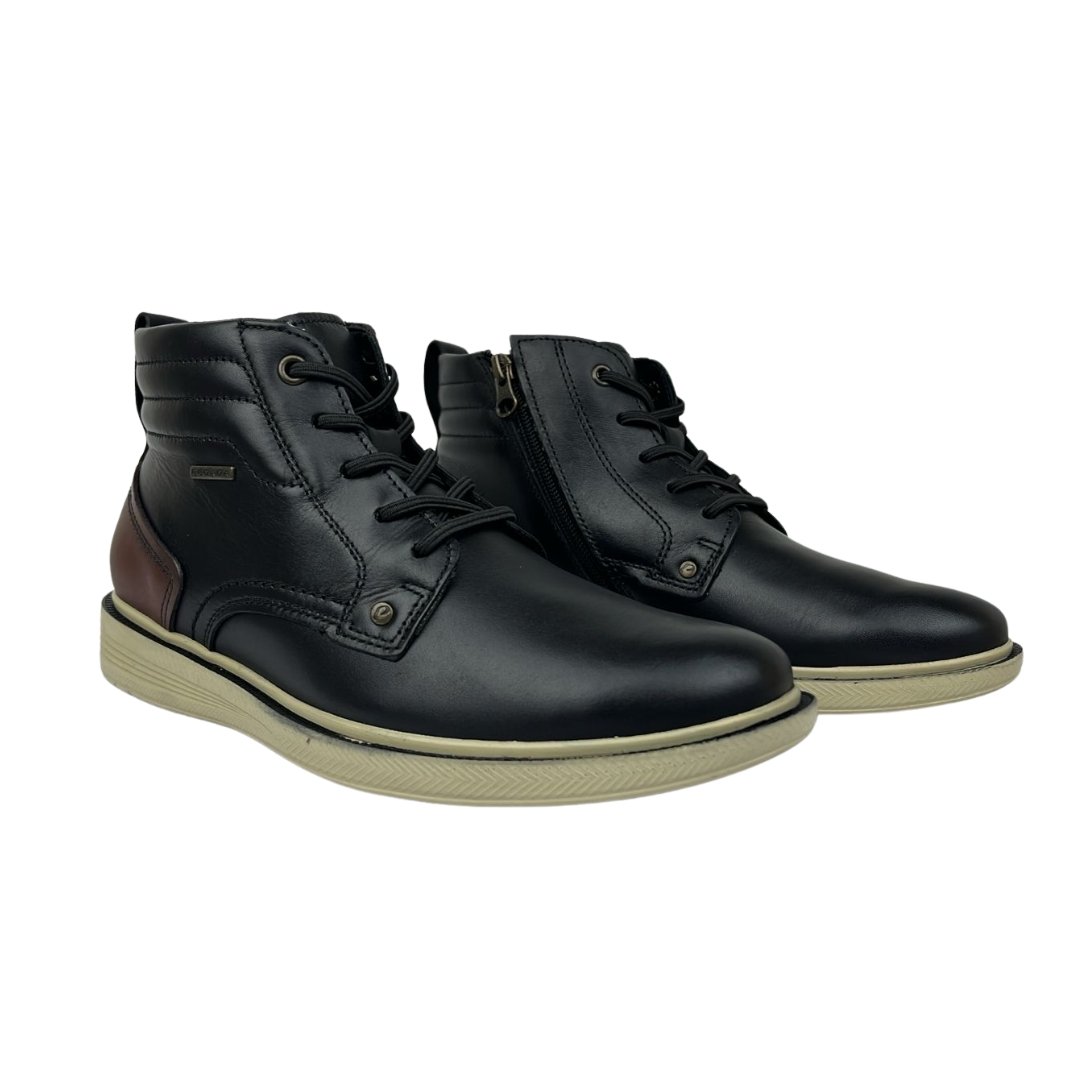 Bota Masculina Pegada 126114-03 Stretch Preto Preto/Pinhão 3