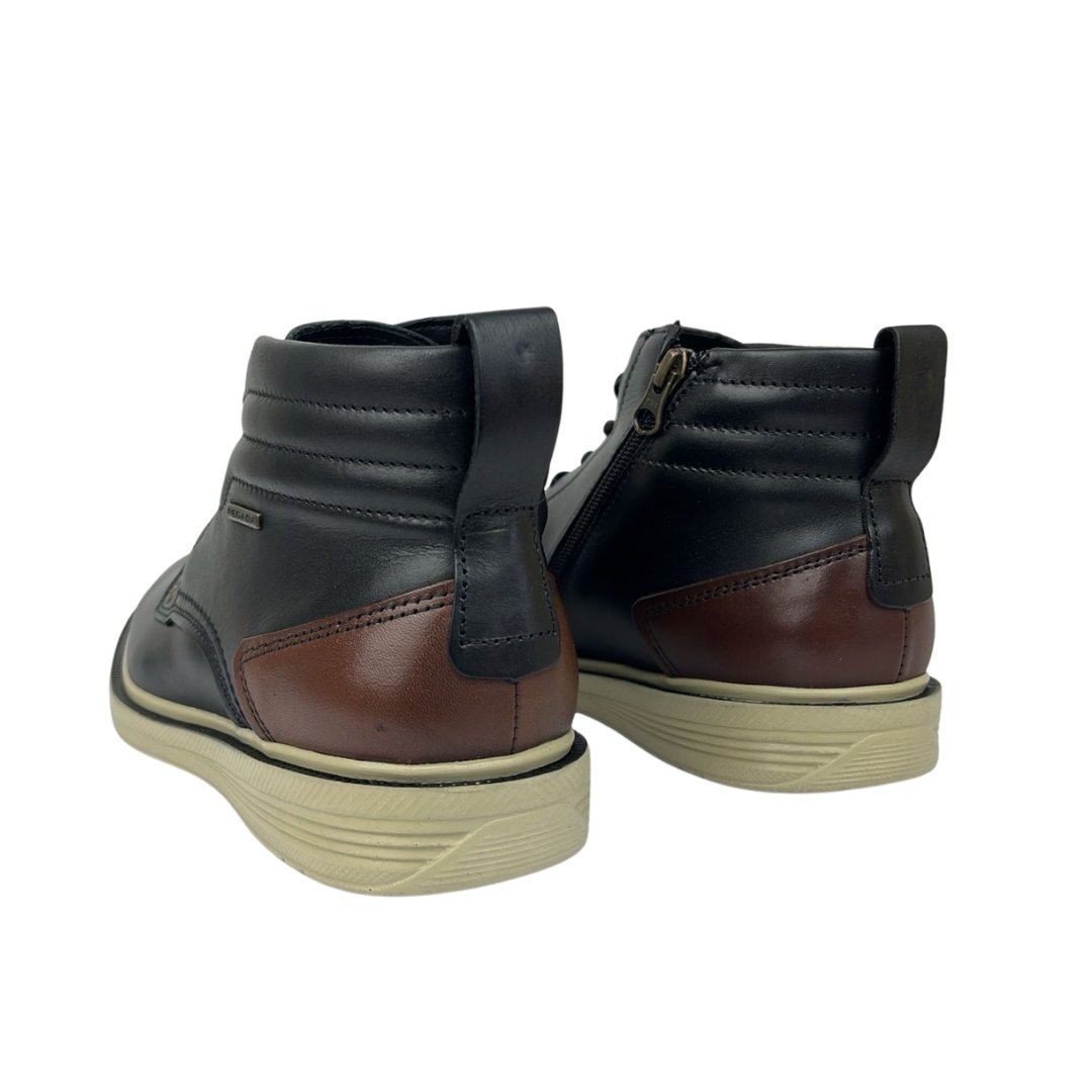 Bota Masculina Pegada 126114-03 Stretch Preto Preto/Pinhão 4