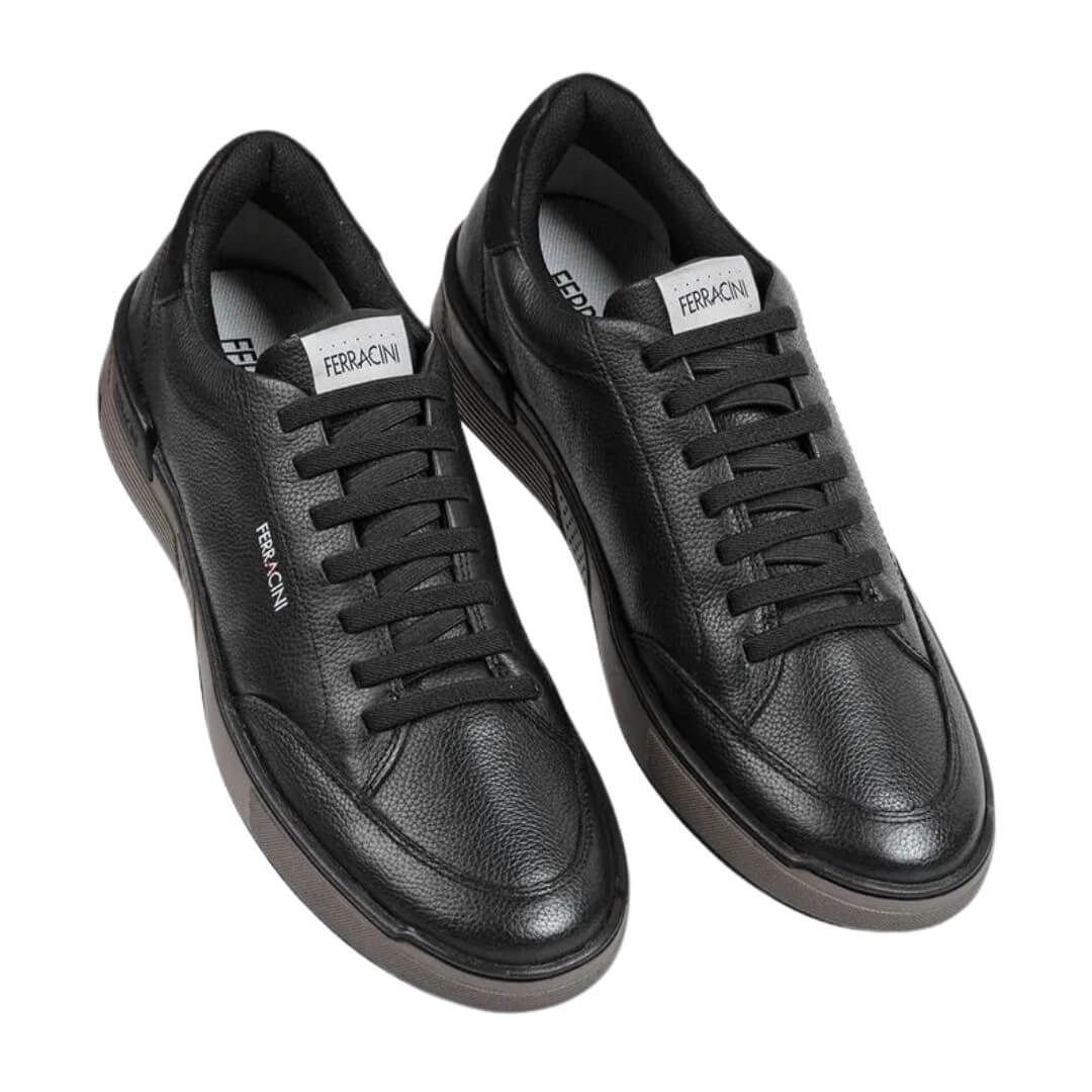 Sapatênis Ferracini 7970-720b Milan Preto 2