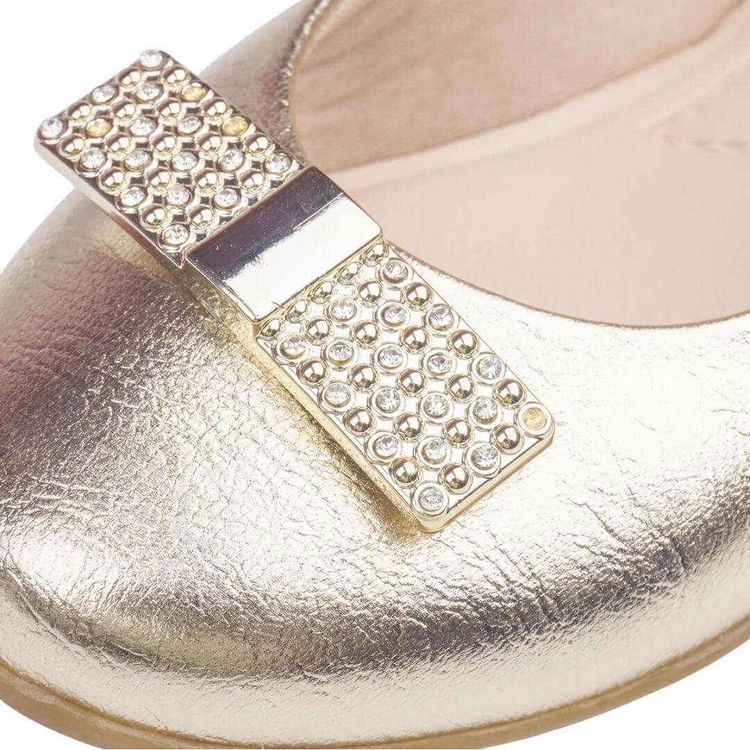 Sapatilha Infantil Pampili Bailarina Dourado 5