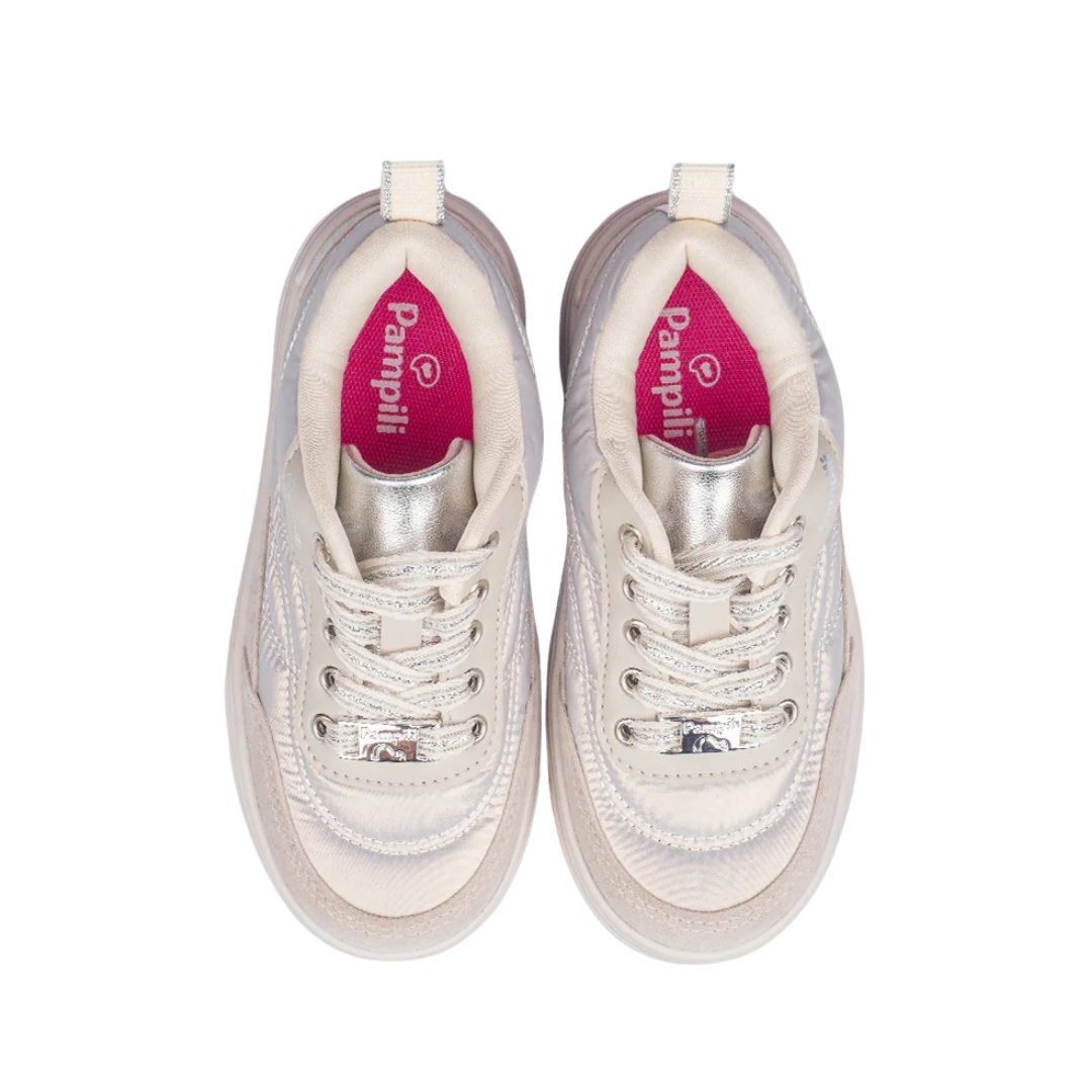 Tênis Infantil Menina Pampili 767.011 Comfy Branco 3