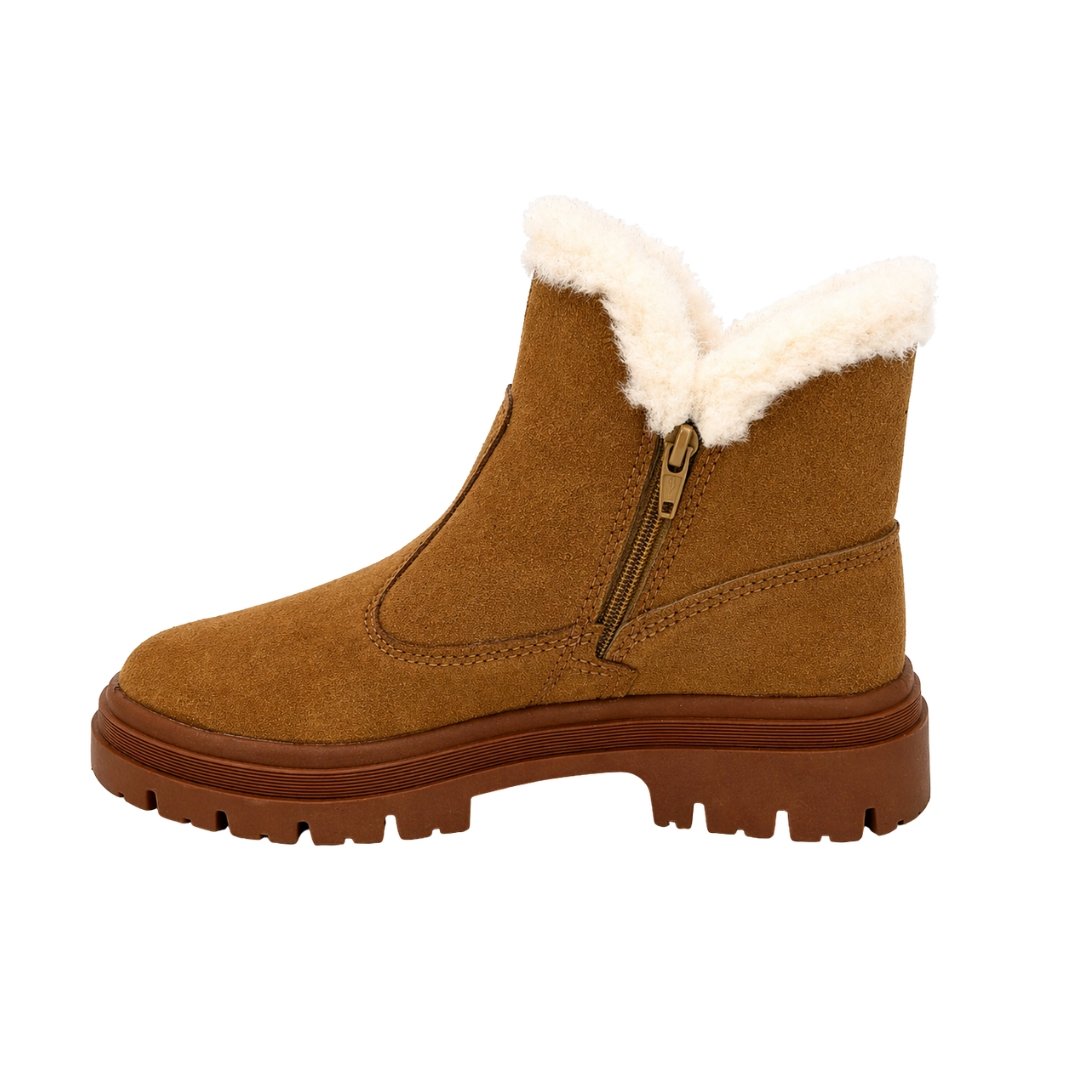 Bota Feminina Moleca 5344.308 Camurcao Caramelo Marrom 2