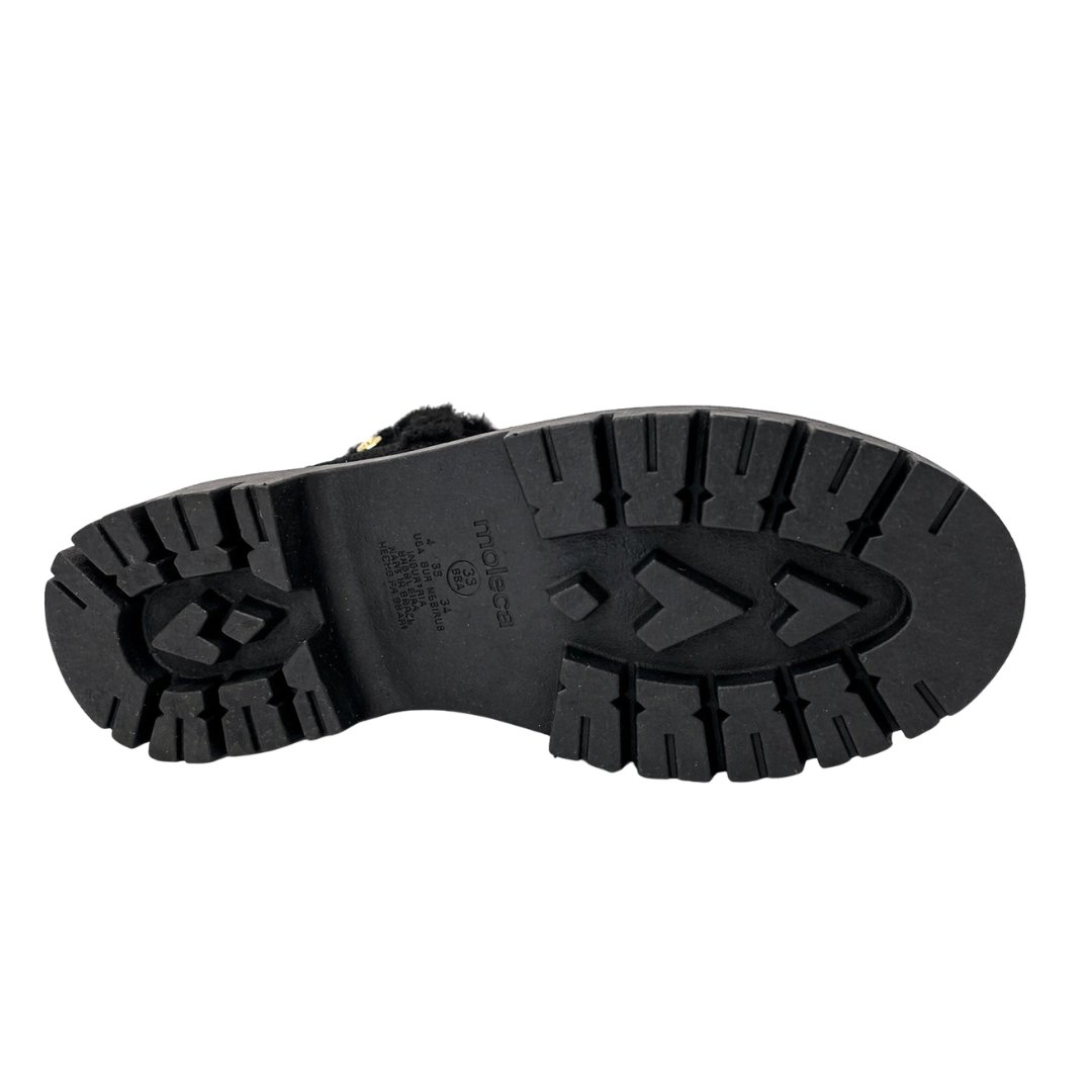 Bota Feminina Moleca 5344.308 Camurcao Preto 5