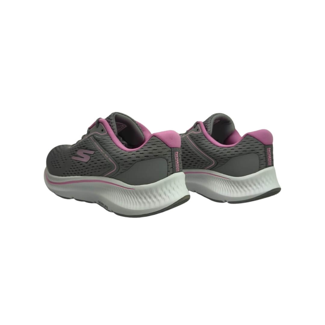 Tênis Feminino Skechers 128607BR Go Run Consistent 2.0 Cinza/Rosa 5
