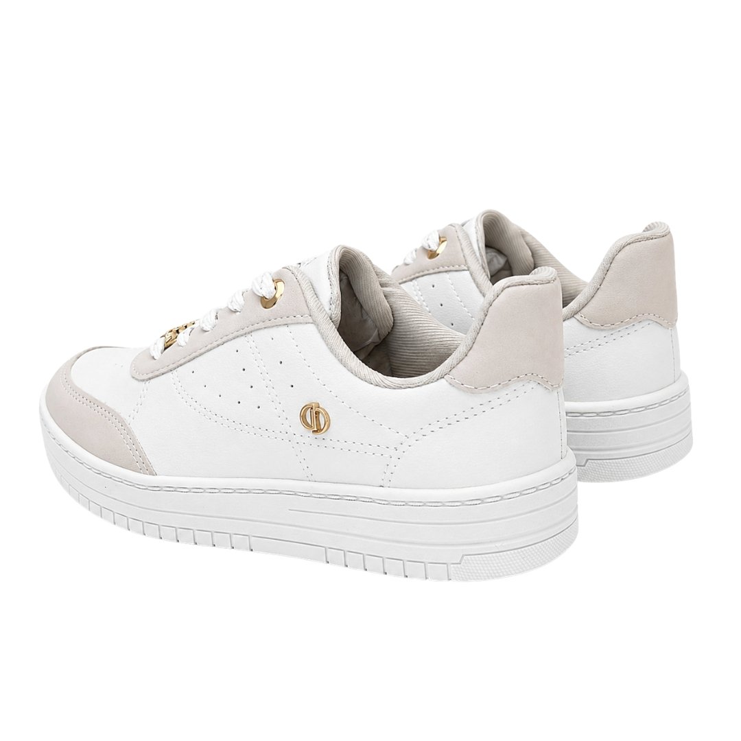 Tênis Feminino Dakota D2653 Rocco Branco 4