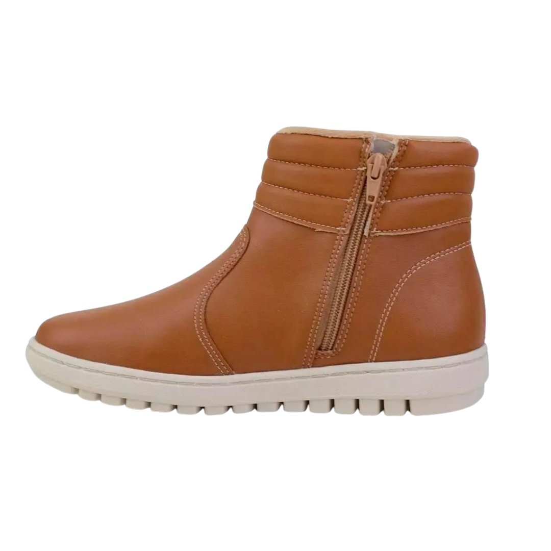 Bota Feminina Piccadilly 937012-1 Cano Curto Marrom 2