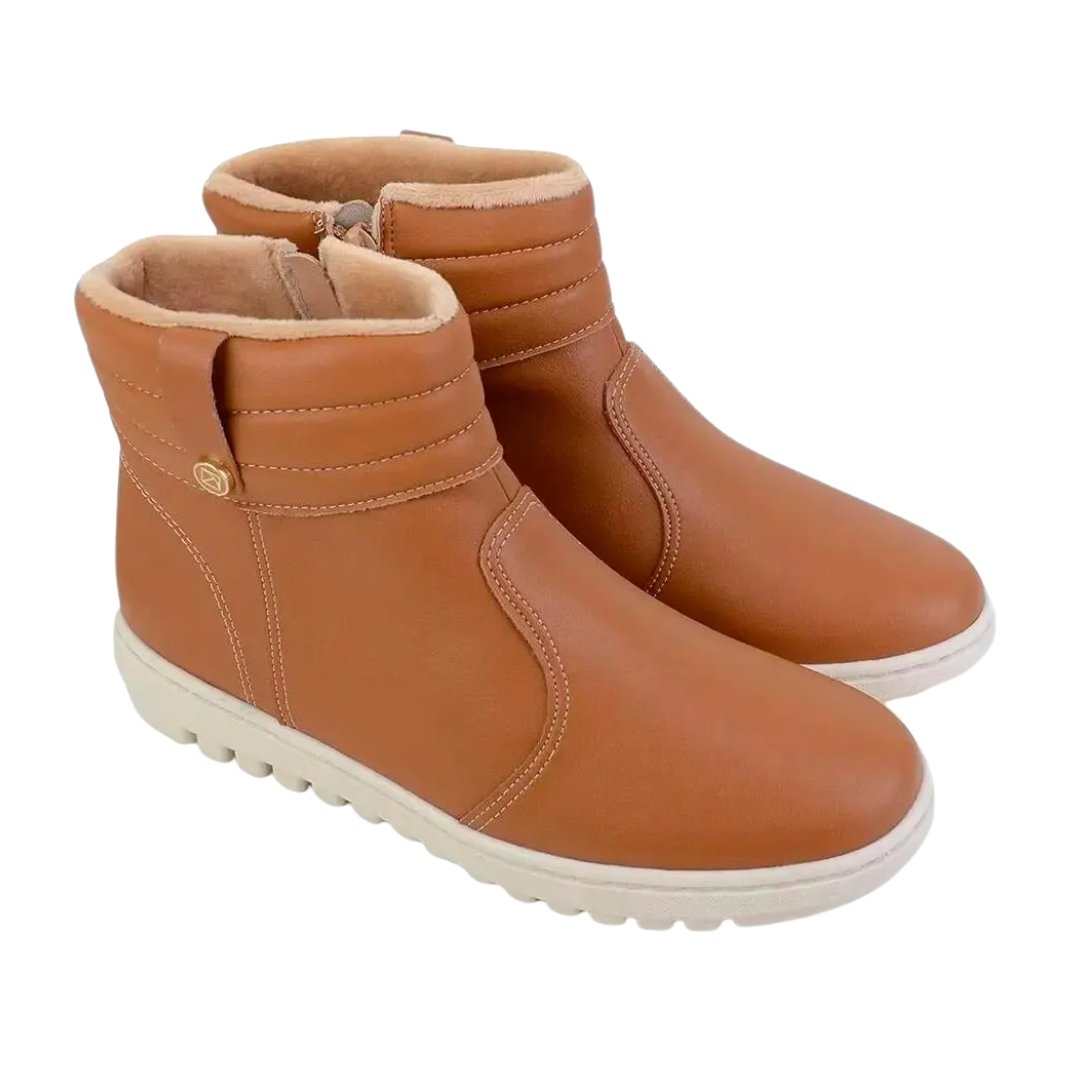 Bota Feminina Piccadilly 937012-1 Cano Curto Marrom 3