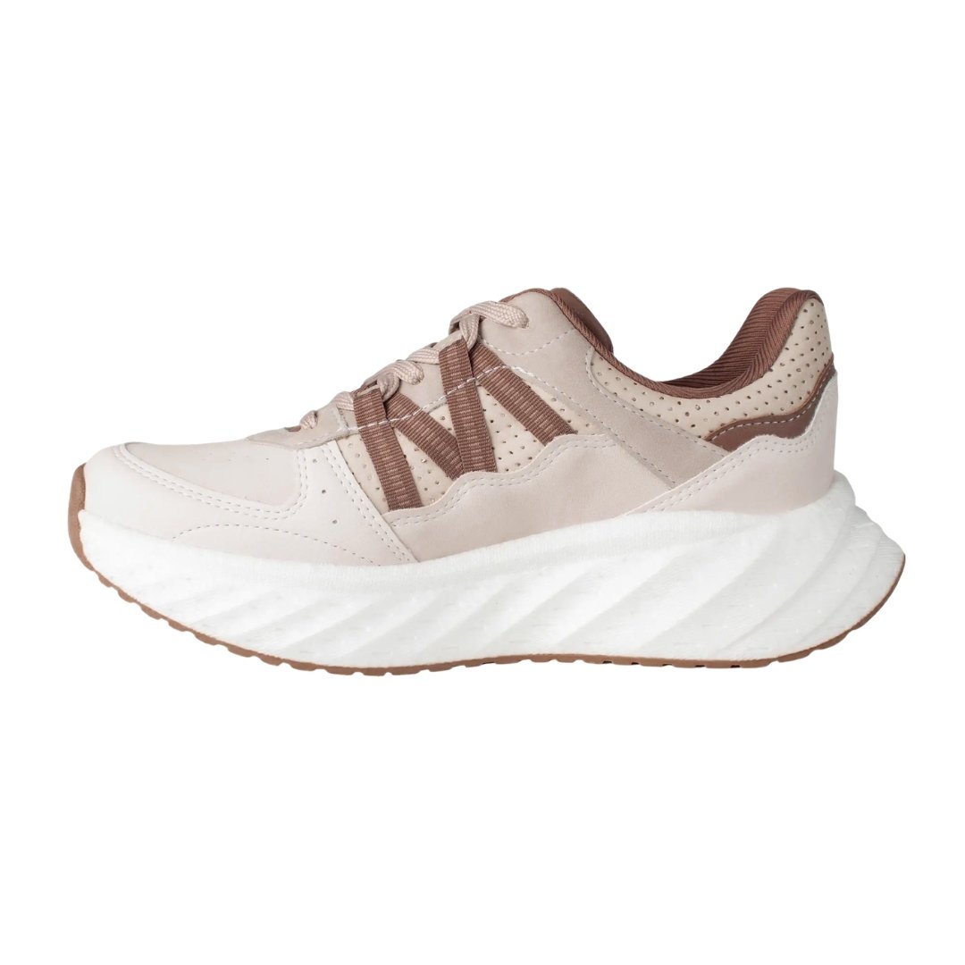 Tênis Feminino Dakota D2231 Sneaker Branco/Bege 3
