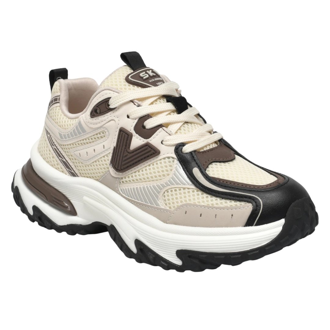 Tênis Feminino Via Marte Esportivo Branco/Preto 2