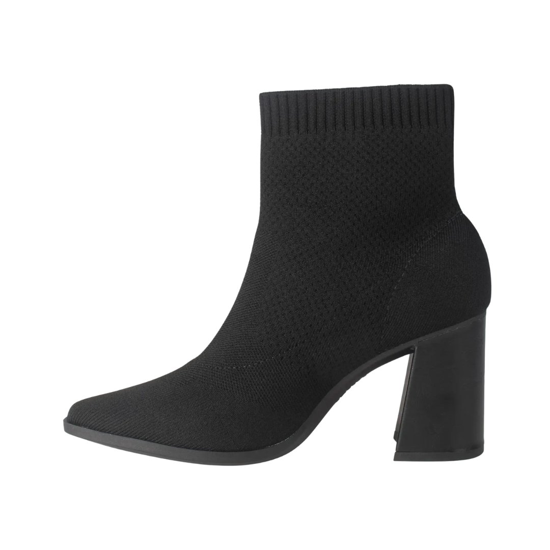 Bota Feminina Dakota D2471 De Cano Curto Em Malha Preto 2