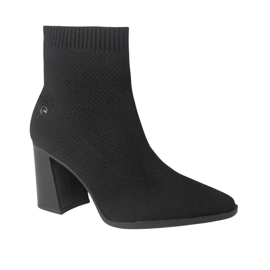 Bota Feminina Dakota D2471 De Cano Curto Em Malha Preto 3