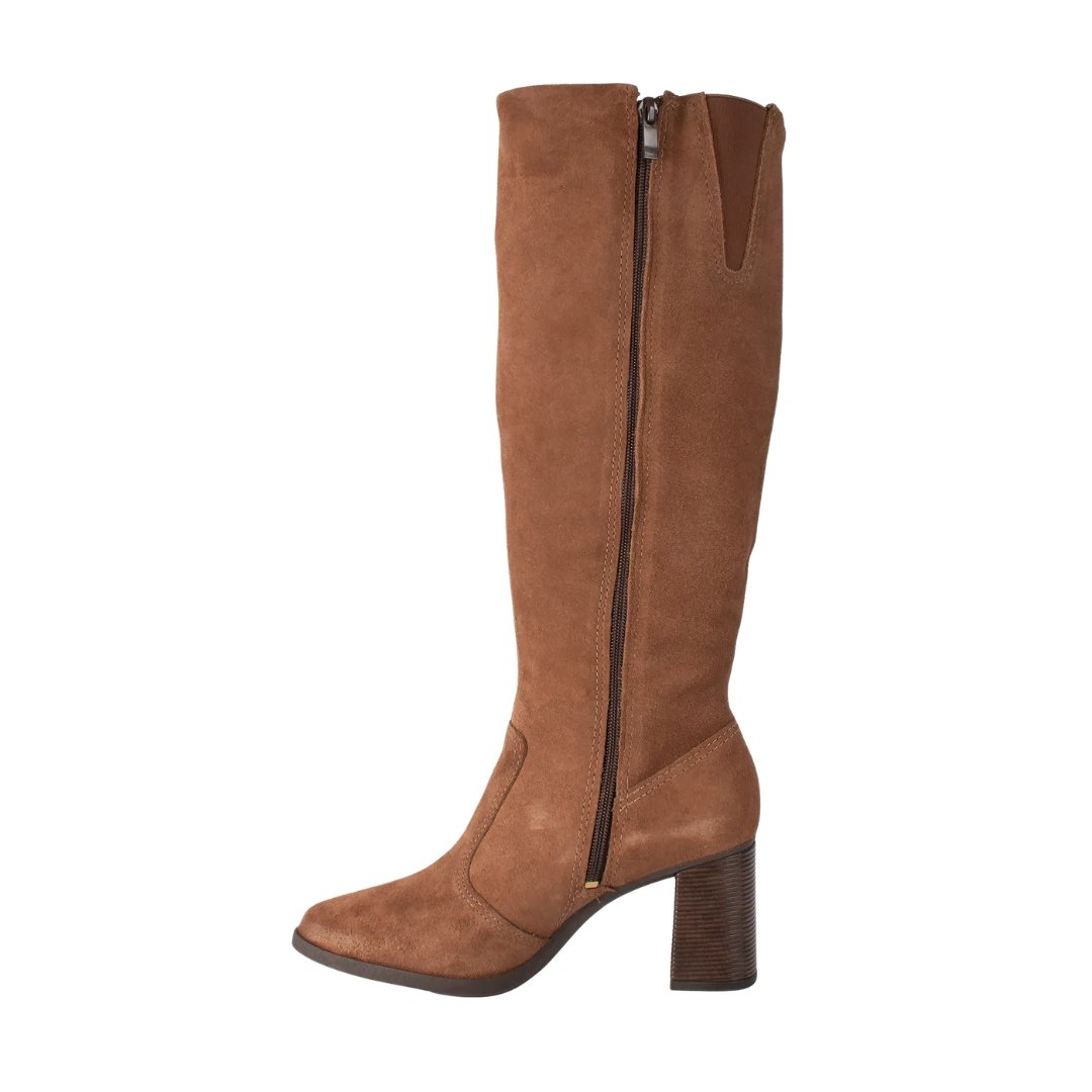 Bota Feminina Dakota D2383 Cano Longo Marrom 2