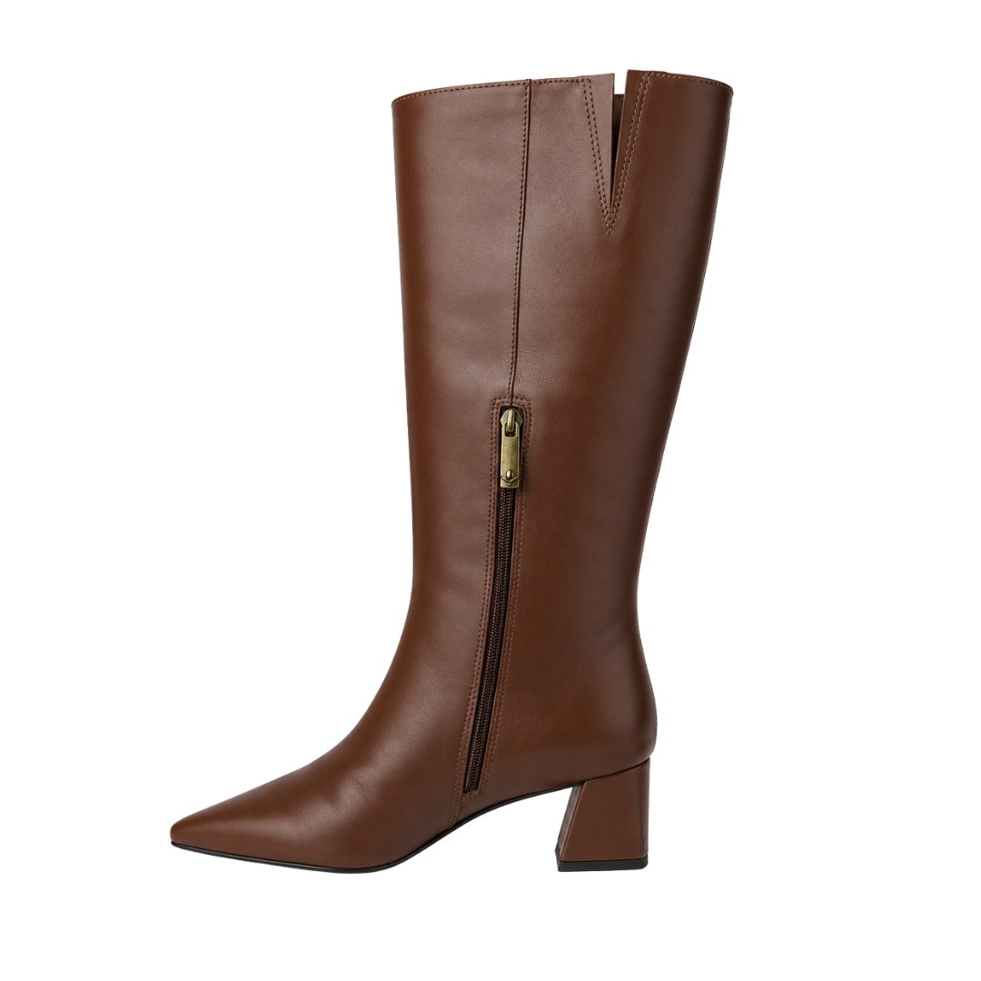Bota Feminina Cravo E Canela 3323.2278 New Calf Marrom 2