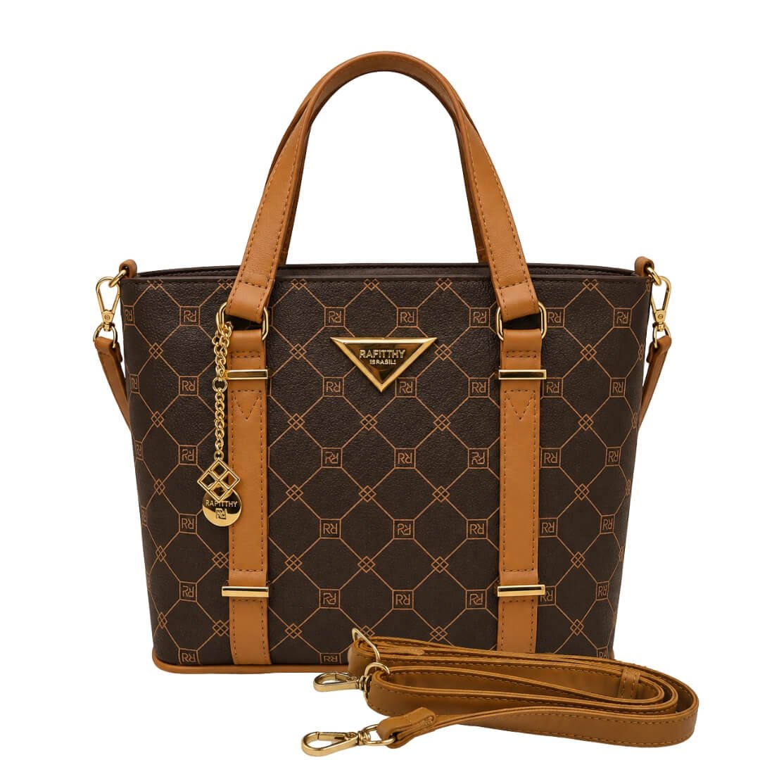 Bolsa Feminina Rafitthy 28.26132a Tote Marrom 3
