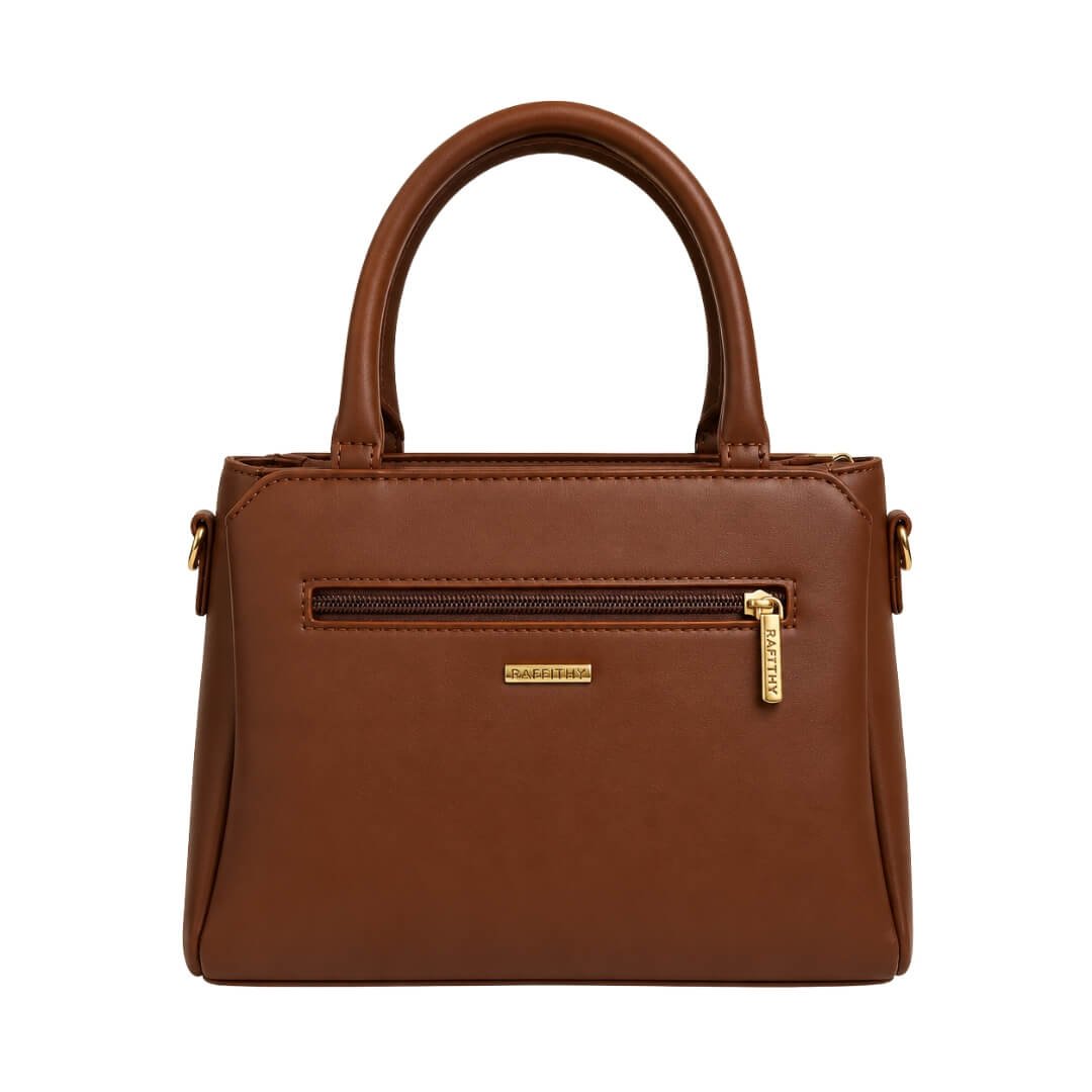 Bolsa Feminina Rafitthy 28.26135a Satchel Marrom 3