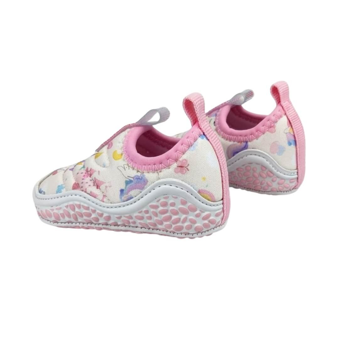 Tênis Infantil Menina Novopé 99901262 Baby Branco/Rosa 5