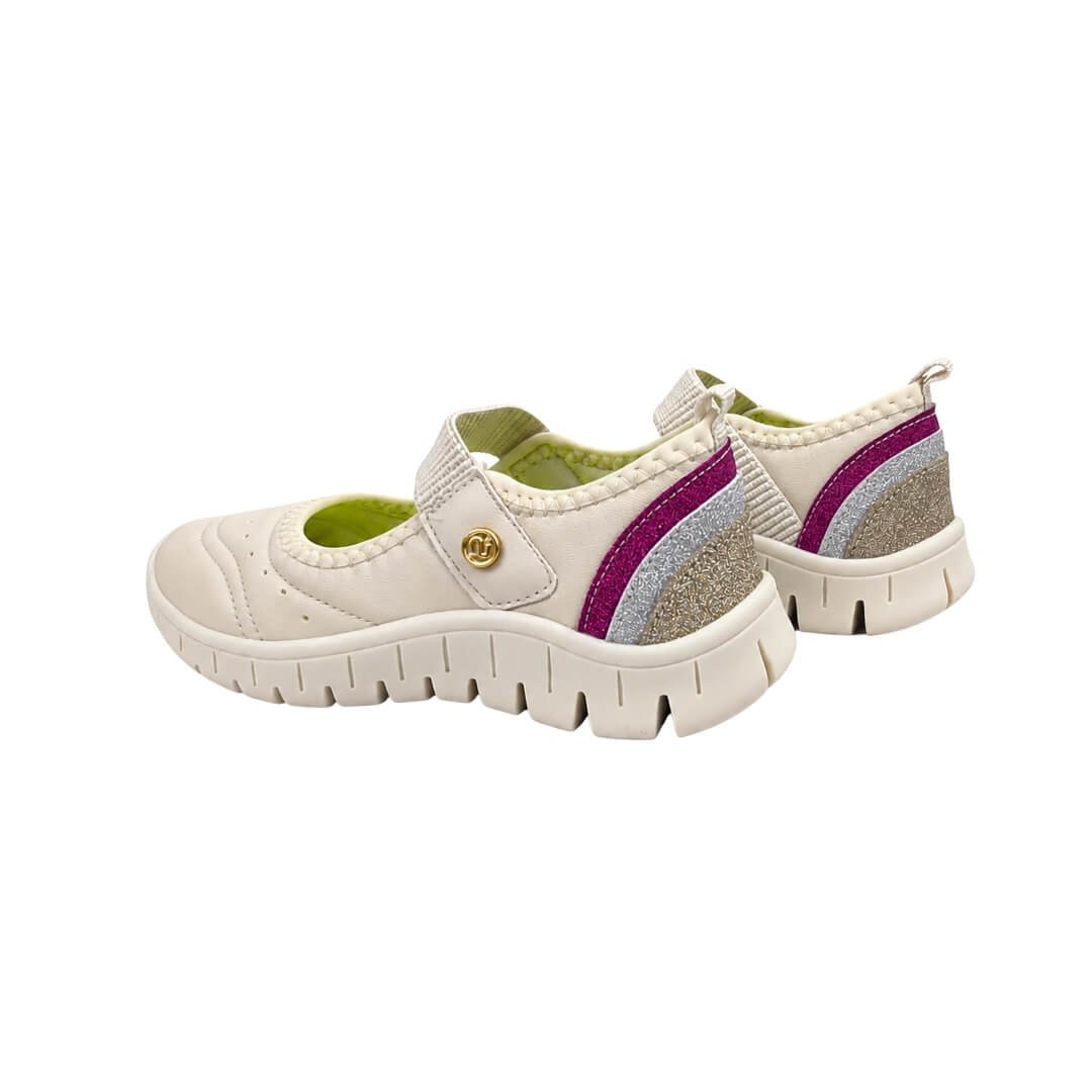 Tênis Sapatilha Infantil Menina Novope 11001003 Branco 5