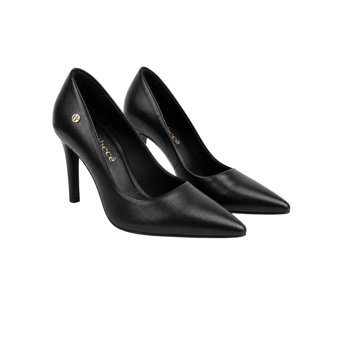 Scarpin Feminino Bebecê T9430 Napa Egeu Preto 3