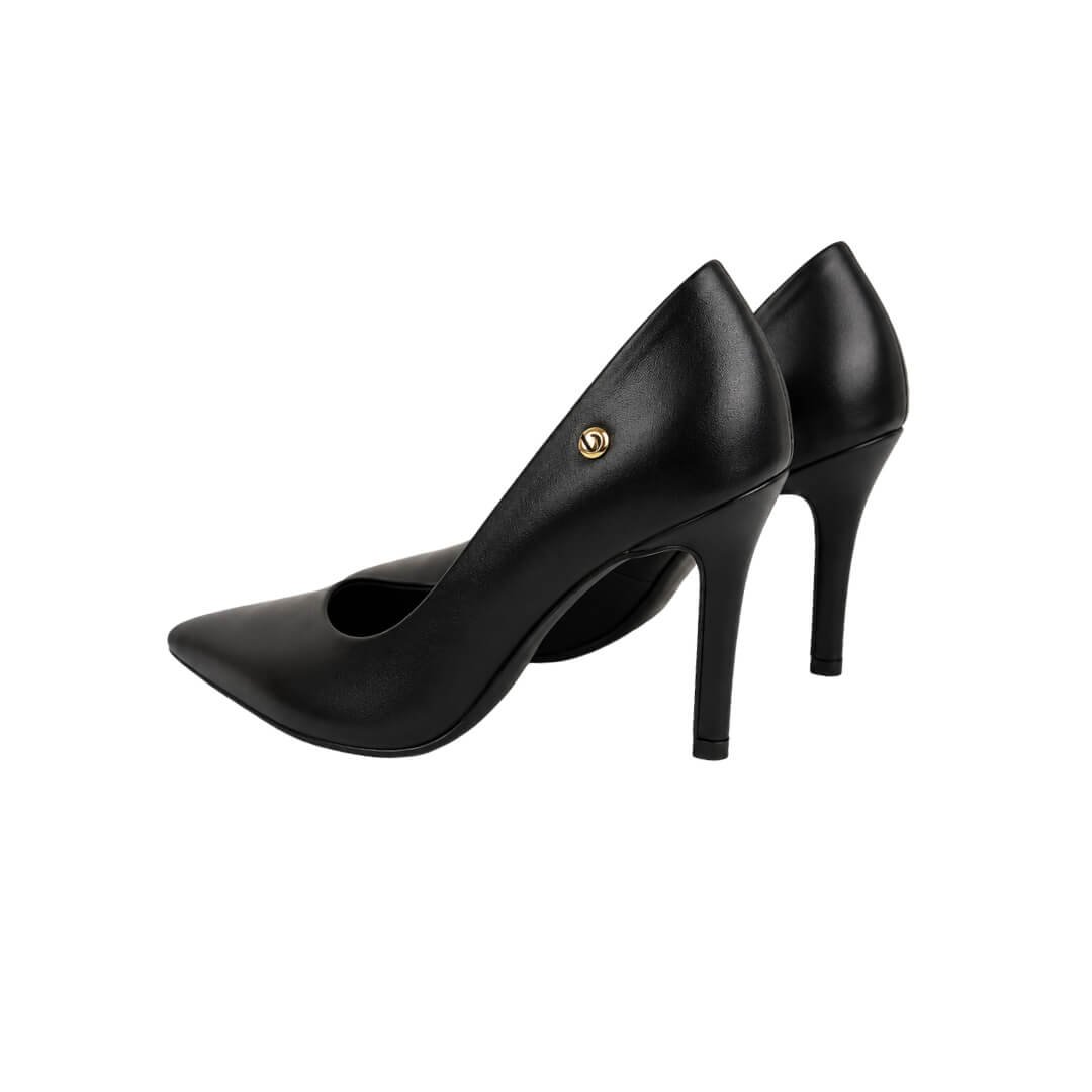 Scarpin Feminino Bebecê T9430 Napa Egeu Preto 4