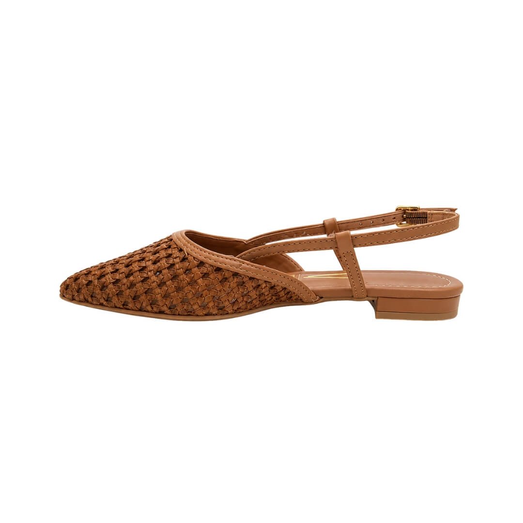 Sapatilha Feminina Vizzano 1206.1025 Tela Doha Tramado Marrom 2