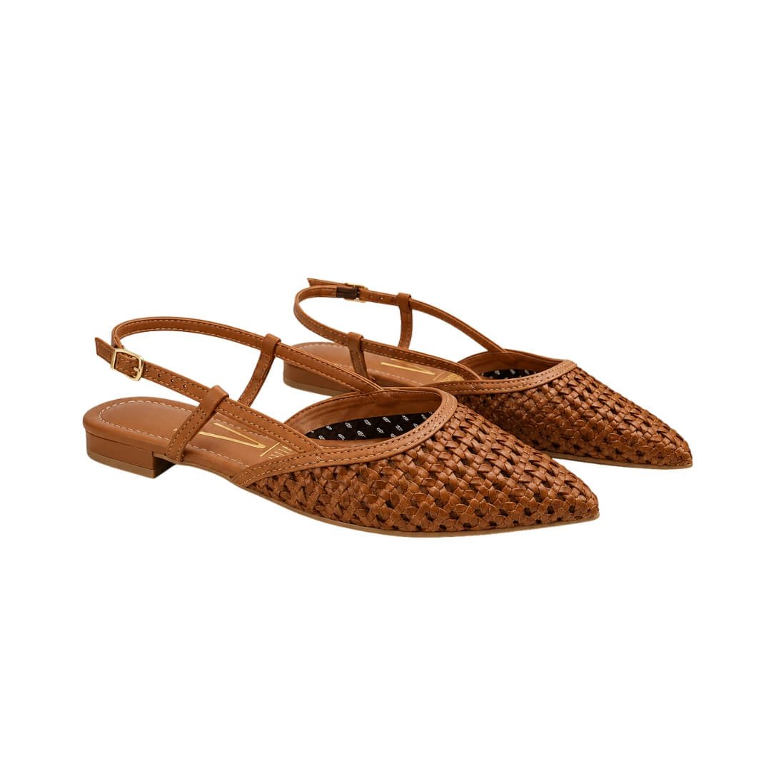 Sapatilha Feminina Vizzano 1206.1025 Tela Doha Tramado Marrom 4