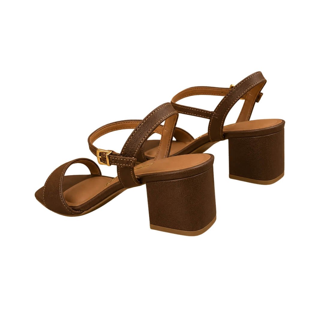 Sandália Feminina Vizzano 6579.100 Napa Antique Marrom 4
